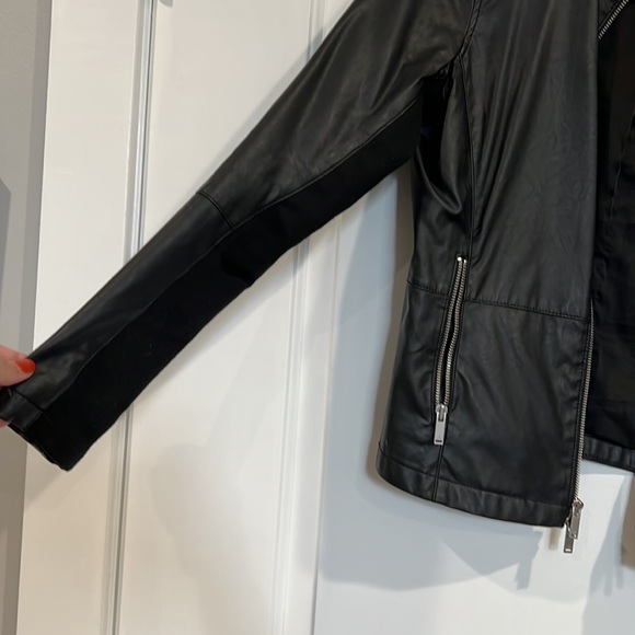 Calvin Klein Light Faux Leather Jacket - Picture 2 of 3